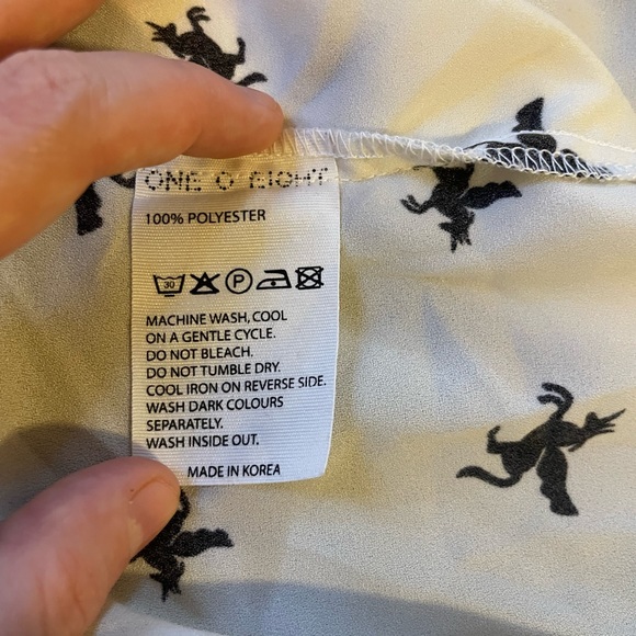 Flying Unicorn Button Down Blouse - One O Eight - Size M - Picture 5 of 7